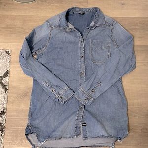 Buffalo | button up jean shirt